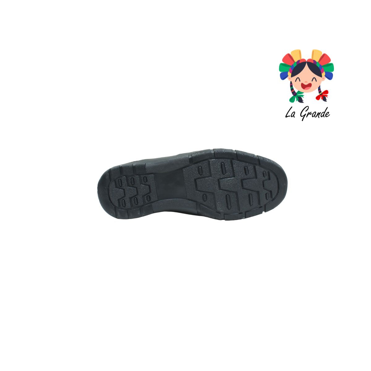 7103 NEVADA Negro Piel Zapato para Joven