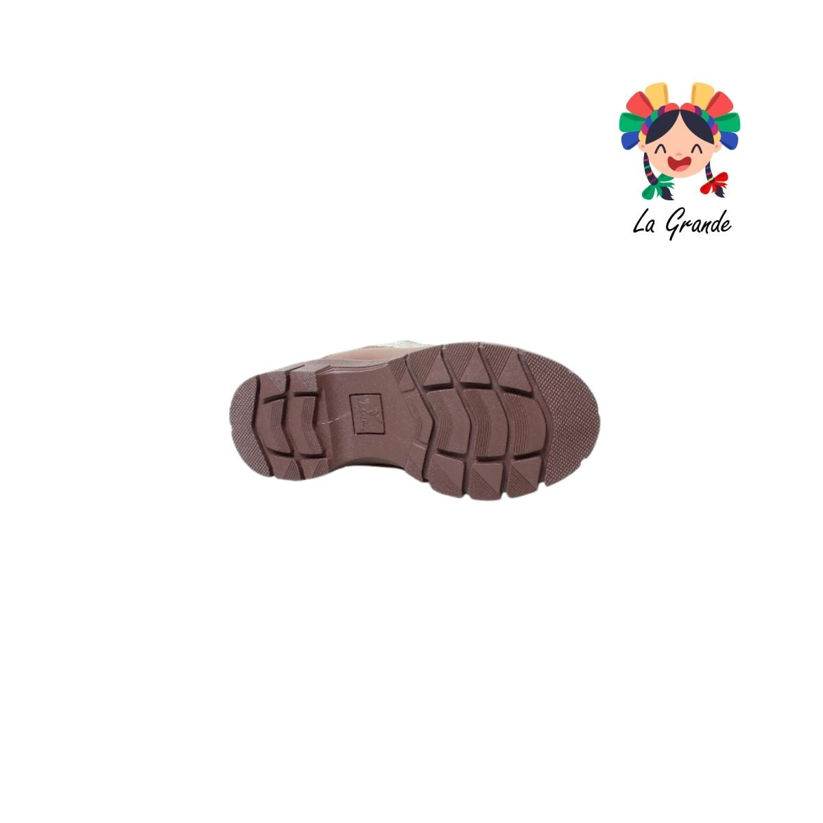 7107 LADY FLORES Tabaco Sint Bota Casual para Niña