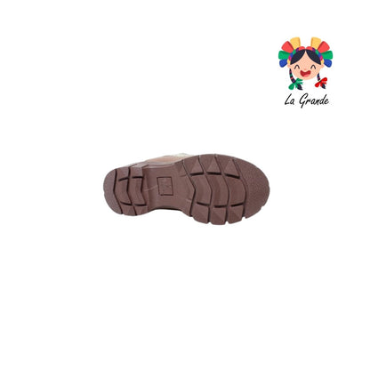 7107 LADY FLORES Tabaco Sint Bota Casual para Niña
