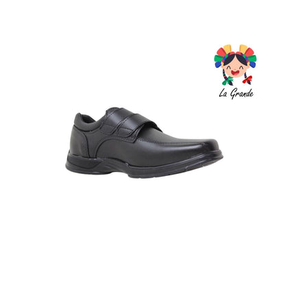 710 BUGATY SHOES Negro Sintético Zapato Escolar para Joven