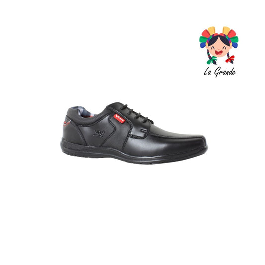 719 VELRA Negro Sint Zapato Escolar para Joven y Caballero