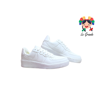 900 FRIDAYS Blanco Blanco Sintético Escolar Para Niño,Niña, Dama y Joven