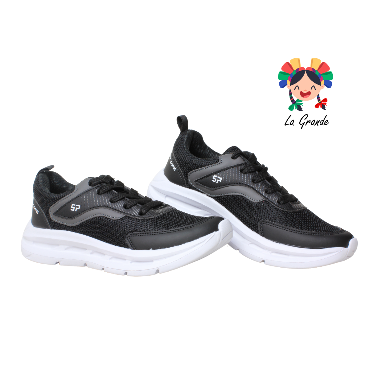 14 SBLATY FIVE Negro Blanco Tenis Deportivo para Dama