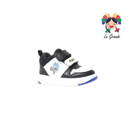 720 FON-VER Bco Ngo Bco Soni Sint Tenis Casual para Niña y Niño