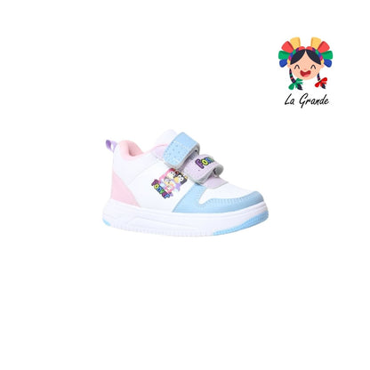 720 FON-VER Blui Cielo Lila Sintético Tenis Casual para Bebé y Niña