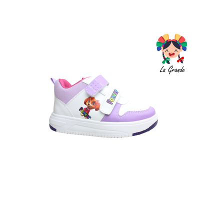 720 FON-VER Blanco Lila Sint Tenis Casual para Niña