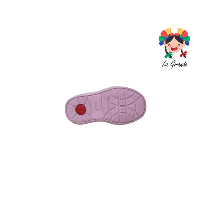 7218 DOGI Rosa Piel Tenis Casual con Estrellas para Bebé y Niña