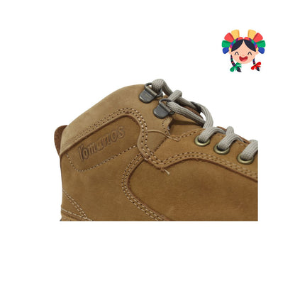 722 ROMANOS Avellana Piel Nobuck Bota Casual para Dama, Joven y Caballero