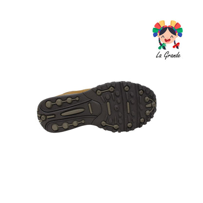 722 ROMANOS Avellana Piel Nobuck Bota Casual para Dama, Joven y Caballero