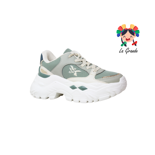 7240 MAKKENA Pistache Tenis Casual para Dama
