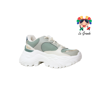 7240 MAKKENA Pistache Tenis Casual para Dama