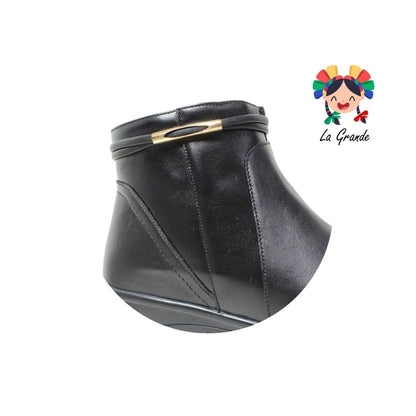 724 RIDDRA MORATTI Negro Piel Botín Casual para Dama