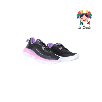 7250 SCARE Negro Uva Tenis Deportivo para Dama