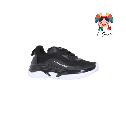 7250 SCARE Negro Blanco Tenis Deportivo para Dama