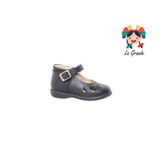 725 DOGI Negro Piel Charol Zapato Casual  tipo Bota para Bebé