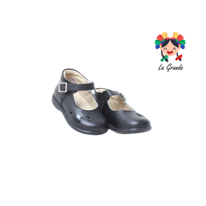 725 DOGI Negro Piel Charol Zapato Casual  tipo Bota para Bebé