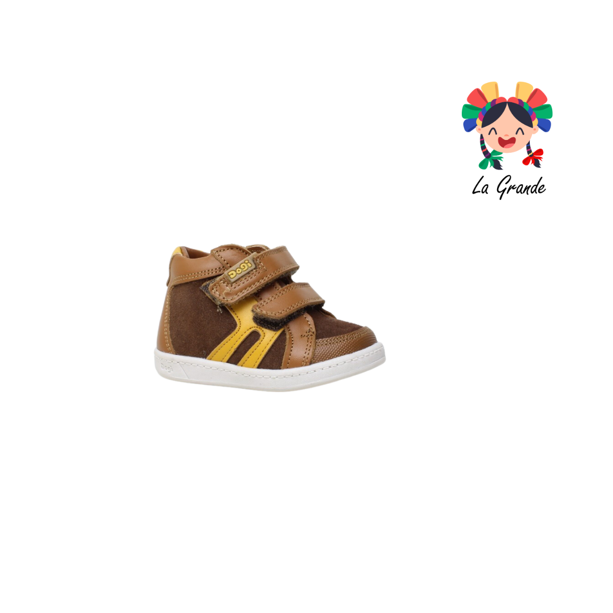 7296 DOGI Camel Zapato Tipo Bota para Bebé y Niño