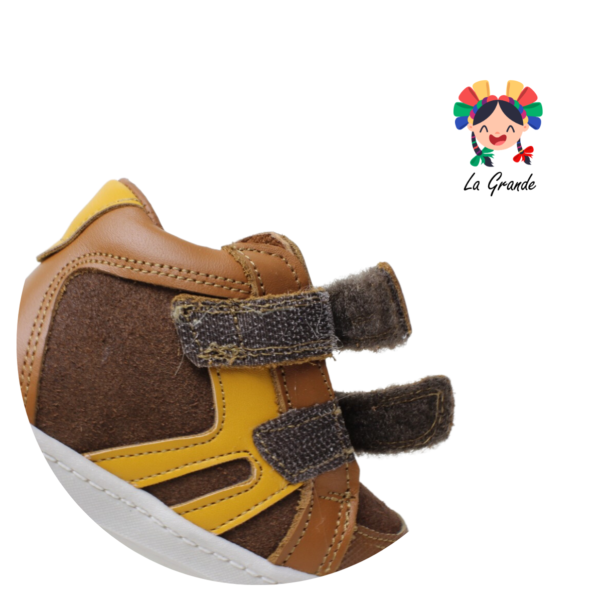 7296 DOGI Camel Zapato Tipo Bota para Bebé y Niño