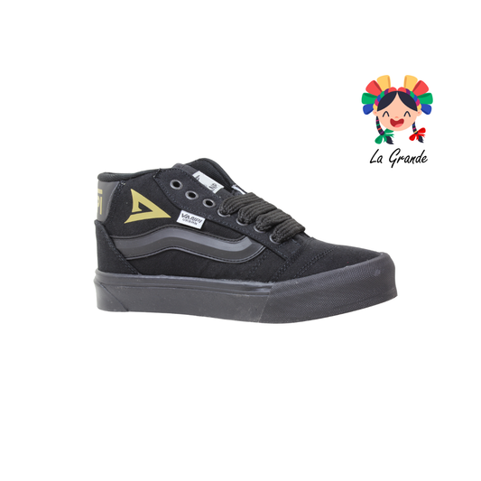 730 VANPI Negro Negro Lona Tenis Casual para Dama y Joven