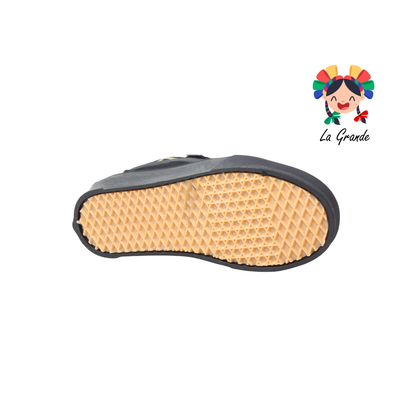 730 VANPI Negro Negro Lona Tenis Casual para Dama y Joven
