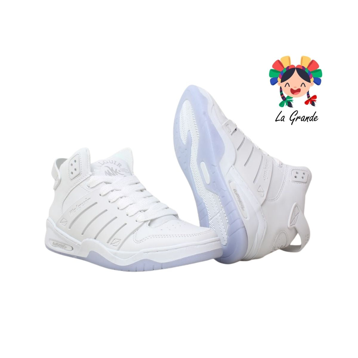 730 WALKQUIR Blanco Cristal Tenis Casual para Caballero