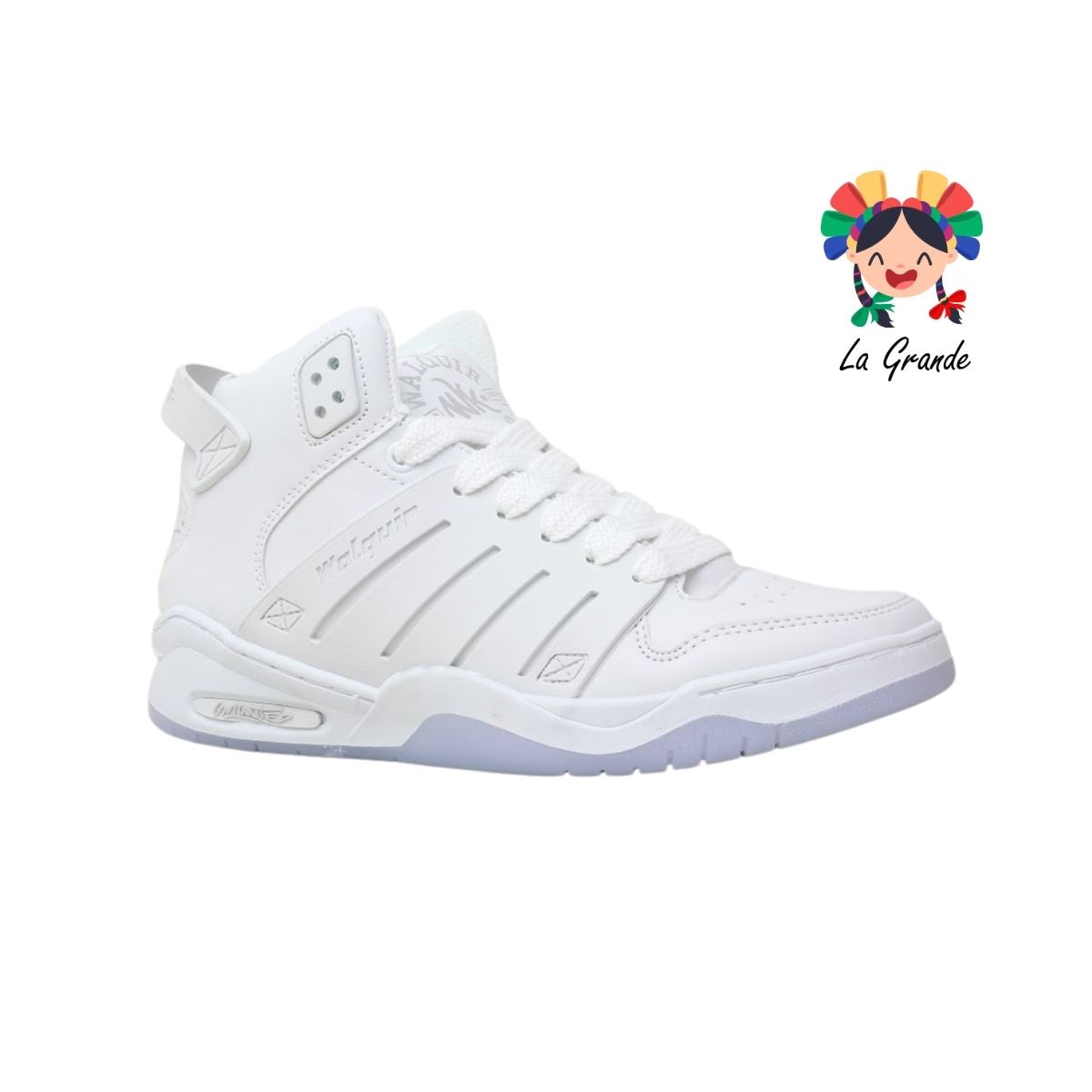 730 WALKQUIR Blanco Cristal Tenis Casual para Caballero
