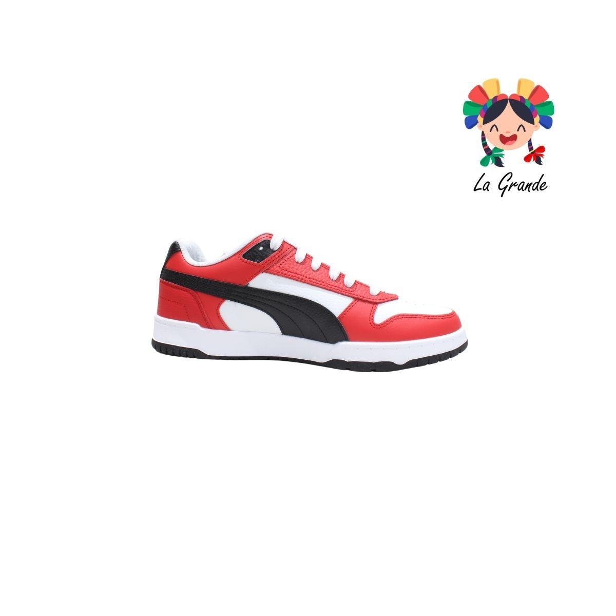 7320 PUMA Bco Ngo Rojo Tenis Importado Original para Caballero
