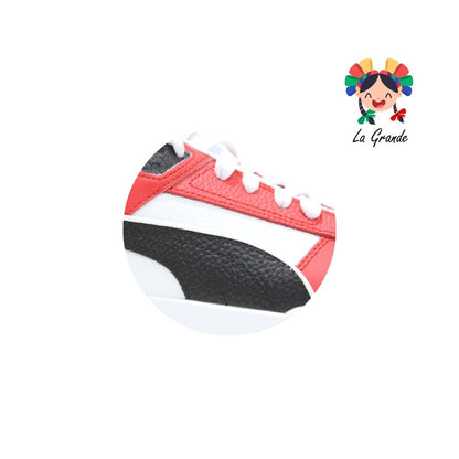 7320 PUMA Bco Ngo Rojo Tenis Importado Original para Caballero