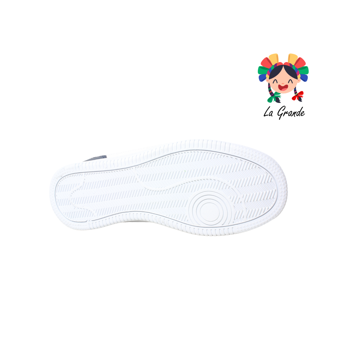 733 EFFORT Blanco Marino Sint Tenis Escolar para Caballero