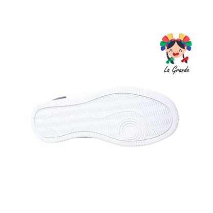 733 EFFORT Blanco Marino Sint Tenis Escolar para Caballero