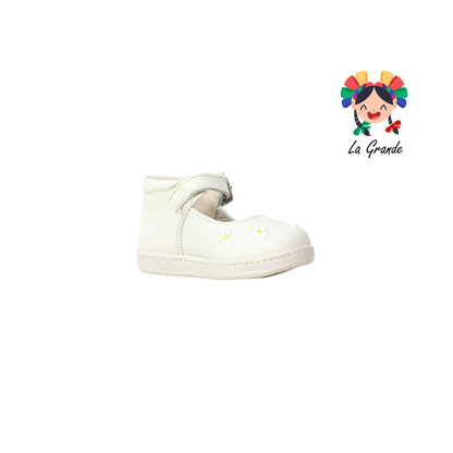 7351 DOGI Crema Piel Zapato tipo Bota para bebé