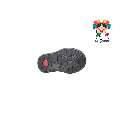 7352 DOGI Negro Charol Piel Zapato tipo Bota para bebé