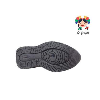 7360 MAKKENA Gris Naranja Tenis Deportivo para Dama y Jóven