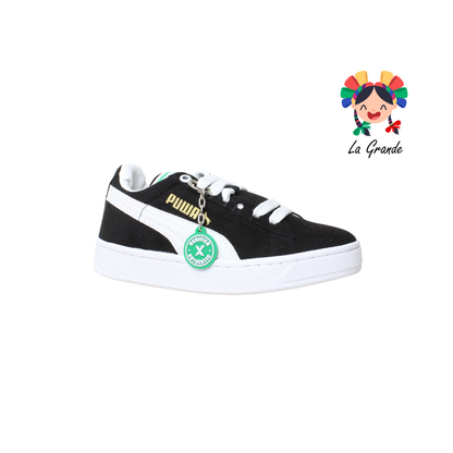 V-043 VANNI CLUB Negro Blanco Tenis Casual para Dama y Joven