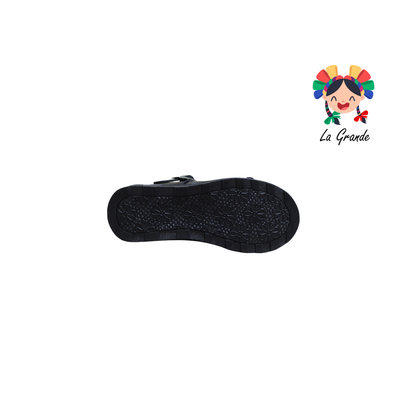 1934 MUJER BONITA Negro Charol Zapato Escolar para Niña