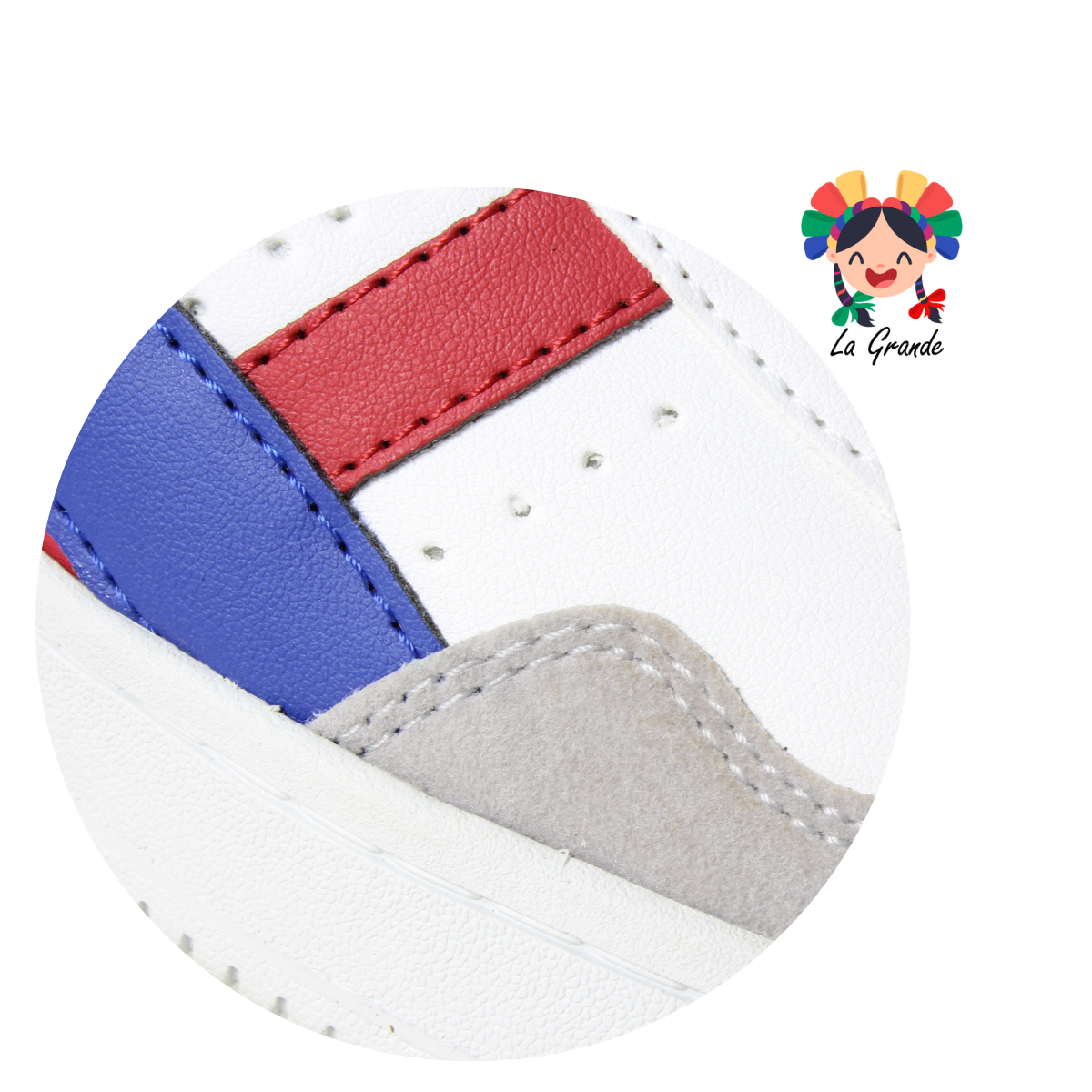 740 EFFORT Blanco Rey Sintético Tenis para Niña, Niño, Dama, Joven y Caballero