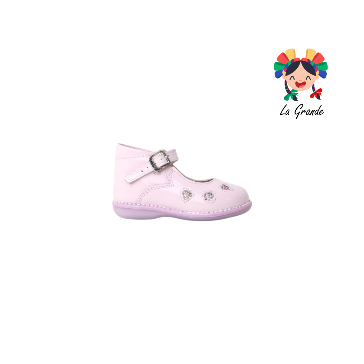 745 DOGI Malteada Piel Charol Zapato Casual para Bebé