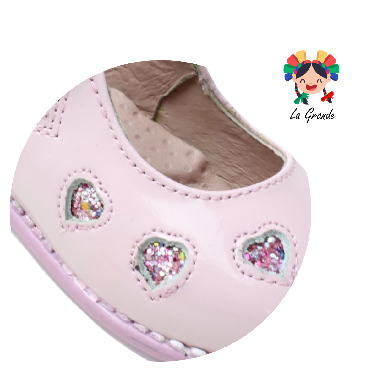 745 DOGI Malteada Piel Charol Zapato Casual para Bebé