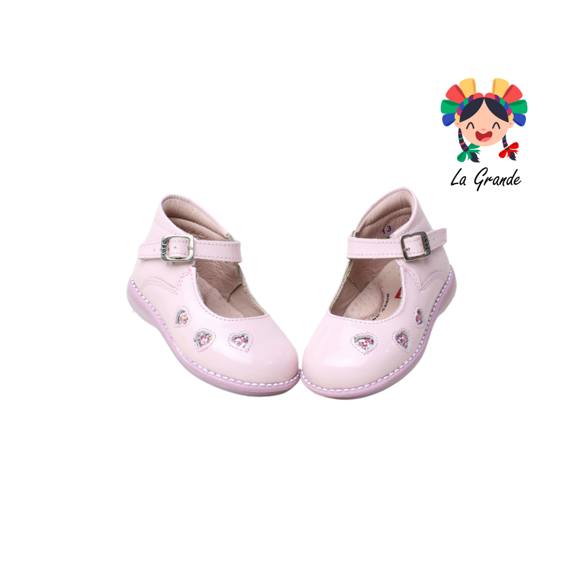 745 DOGI Malteada Piel Charol Zapato Casual para Bebé