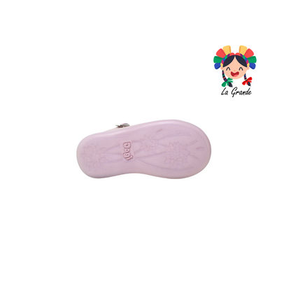 745 DOGI Rosa Piel  Zapato de Botita para Niña