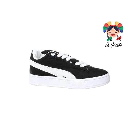 V-043 VANNI CLUB Negro Blanco Tenis Casual para Dama y Joven