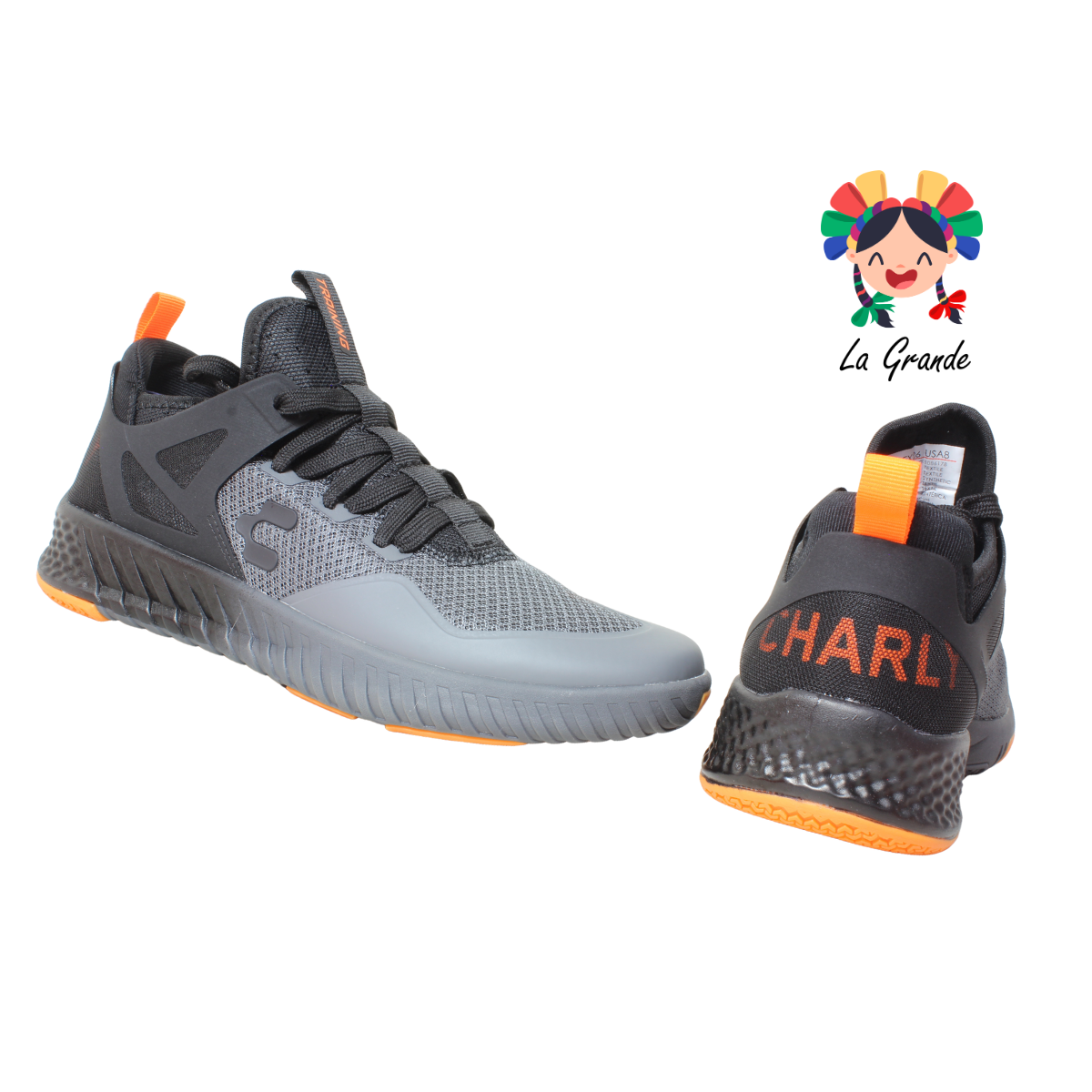 1086178001 CHARLY Oxford Naranja Tenis Deportivo para Caballero
