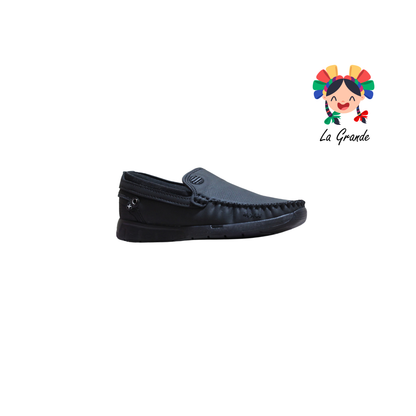 4012 CUSTOM Negro Flother Zapato Casual para Niño