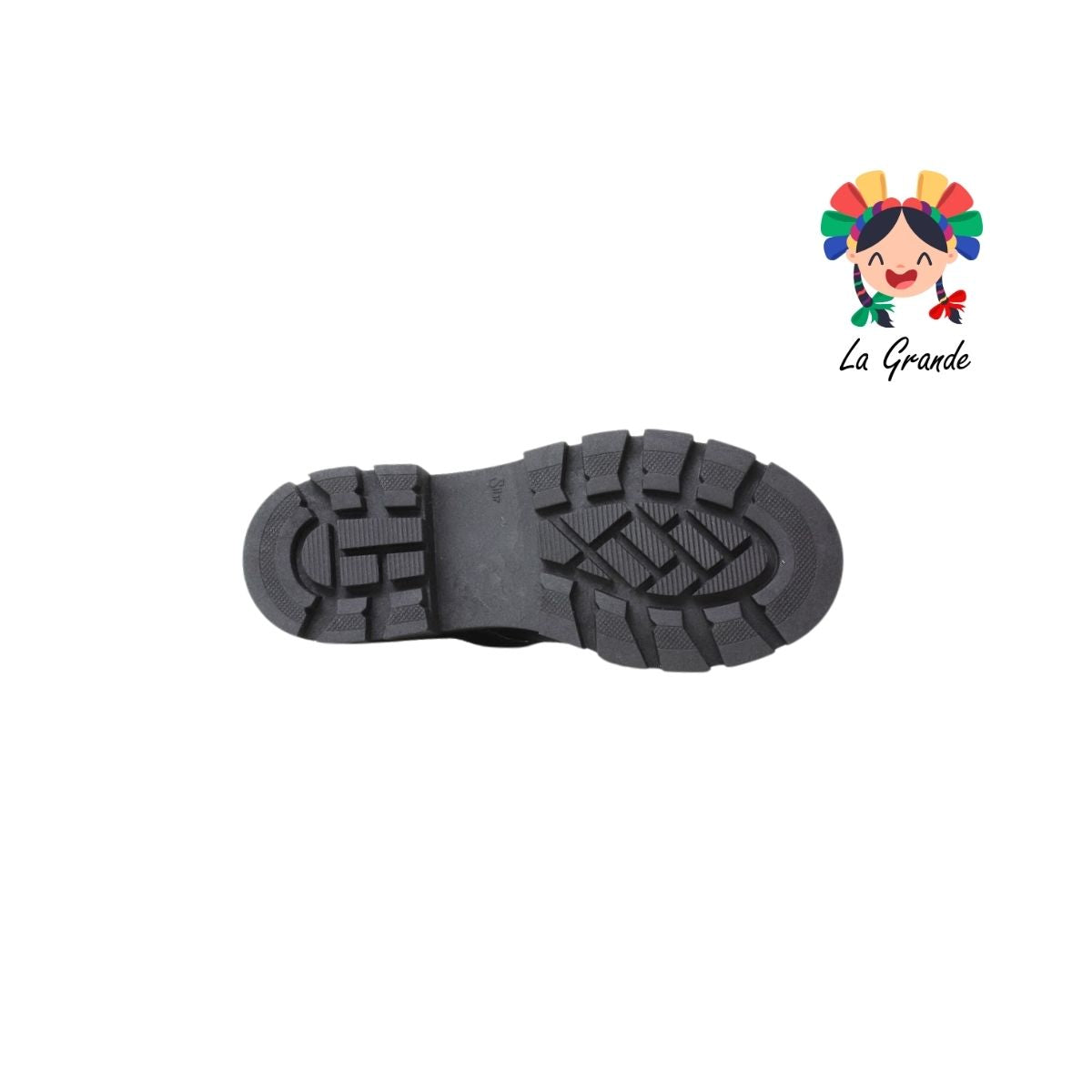 752 BRIANDA Negro Piel Zapato Escolar para  Dama