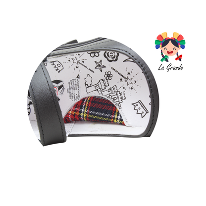 757 BRIANDA Negro Piel Zapato Escolar para Niña