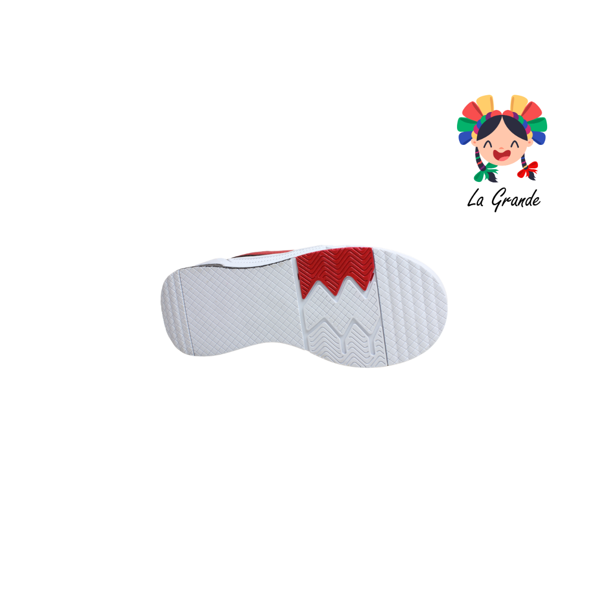 228 CHIYOS Bco Rojo Ngo Tenis Casual para Niño