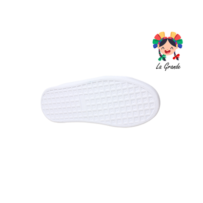 V-043 VANNI CLUB Negro Blanco Tenis Casual para Dama y Joven