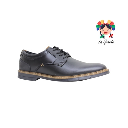7604 CUSTOM Negro Miel Atanado Zapato Casual para Caballero