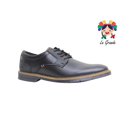 7604 CUSTOM Negro Miel Atanado Zapato Casual para Caballero