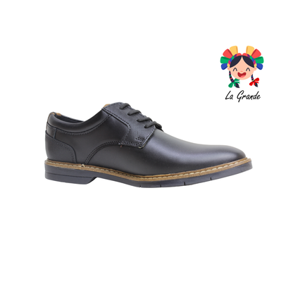 7604 CUSTOM Negro Miel Atanado Zapato Casual para Caballero